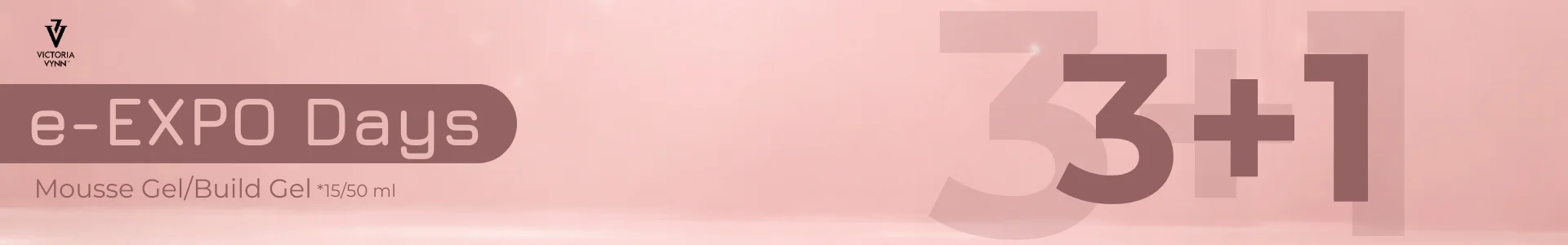 promos feria 3+1 en Mousse Gel / Build Gel